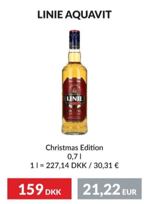 Linie Aquavit Akvavit Tilbud Hos Nielsen S Discount