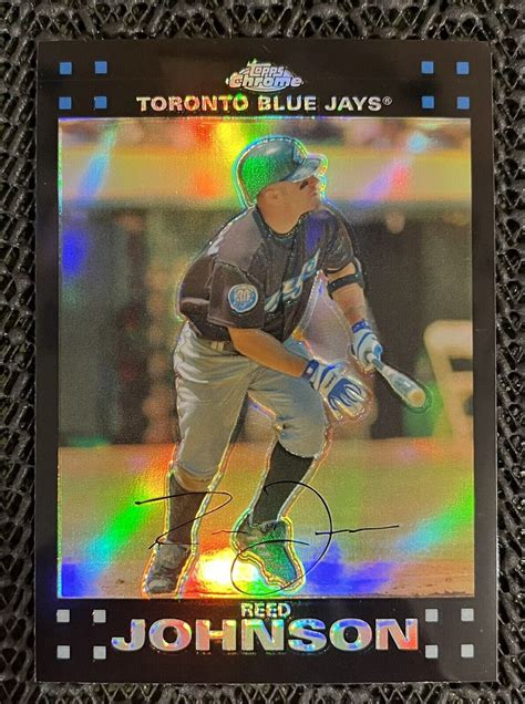 Topps Chrome Refractor Reed Johnson For Sale Online Ebay