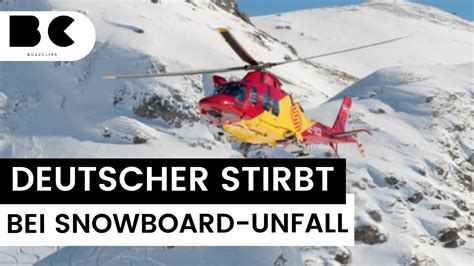 Deutscher Snowboarder Stirbt Nach Unfall Video Dailymotion