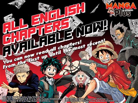 Read Free Simultaneously Released Manga Through Manga Plus This Year