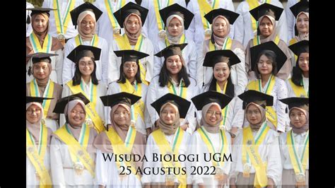 Video Highlight Wisuda Biologi Ugm Periode Agustus Youtube