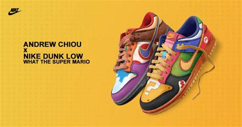 Nike Dunk Low What The Super Mario Custom Heat Factory