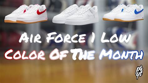 Nikes Air Force 1 Color Of The Month First Thoughts Youtube