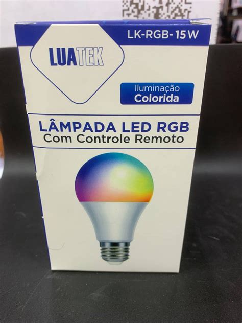 Lampada Led Rgb Lk Rgb W Controle Remoto Fei Eletronico