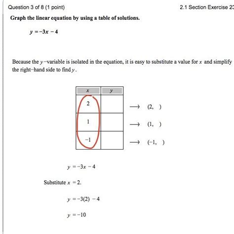 “Graph Linear Equations Standard Form”. Can I put any value for x? I ...