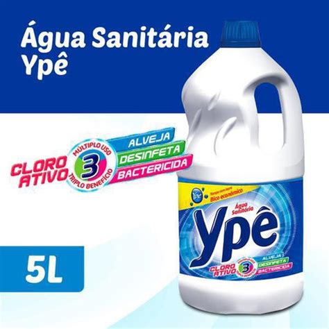 Agua Sanitaria Ype Litros Kit Galoes De Litros Parcelamento