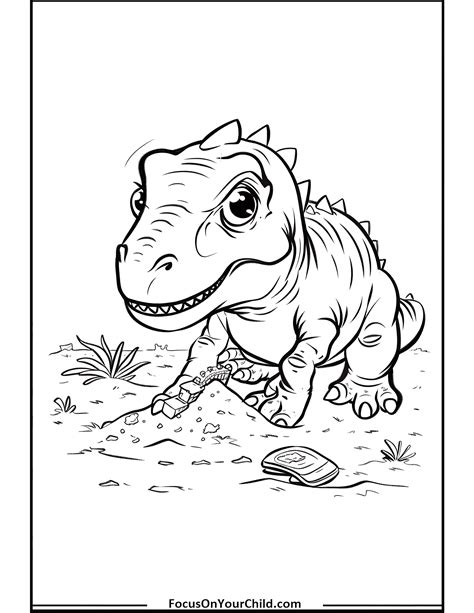 Carnotaurus Coloring Pages Free Pdf Printables