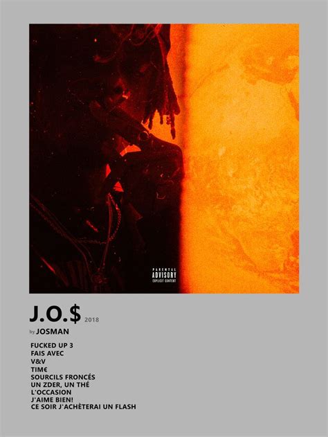 J O Josman Poster Minimalist Polaroid Poster Musique