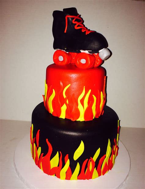 Roller Skate Cake Roller Skate Cake Skate Birthday Party Boy