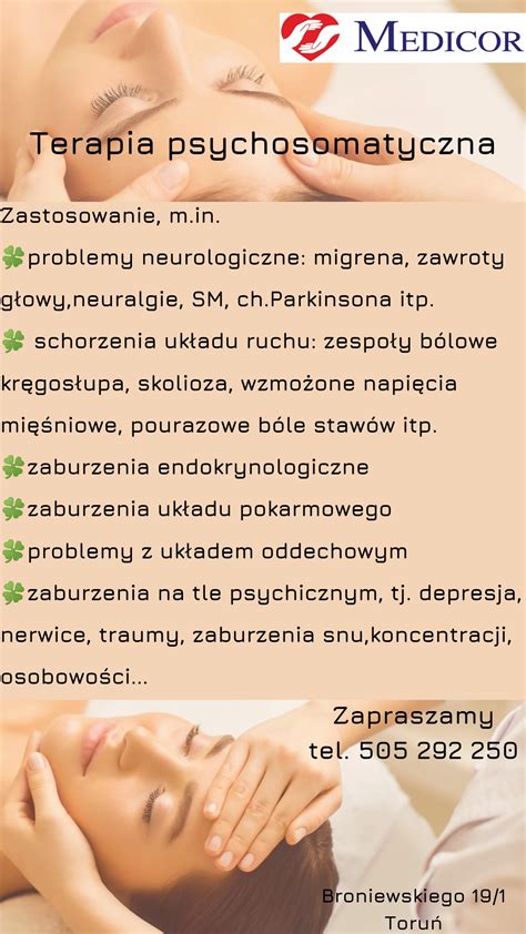 Terapia Psychosomatyczna Rehabilitacja W Toruniu Centrum Medyczne Medicor