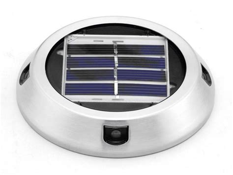 Spot Solaire Encastrable De Surface 4 Leds Paves Spots Solaires Sol