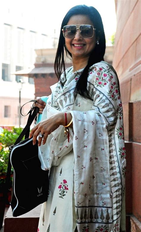 Tmc Mp Mahua Moitra At Parliament During The Ongoing Budget Session