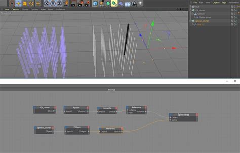 Spline Object To Spline Wrap Via Xpresso Maxon Cinema D Creative Cow