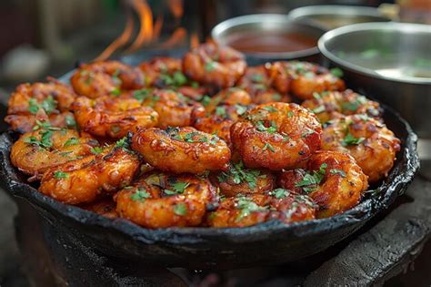 Golden Pakora Magic Ar C Premium Ai Generated Image