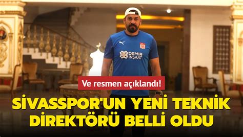 Ve resmen açıklandı Sivasspor un yeni teknik direktörü Servet Çetin oldu