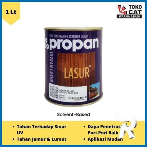 Cat Politur Propan Ultran Lasur Liter Clear Gloss Satin Doff