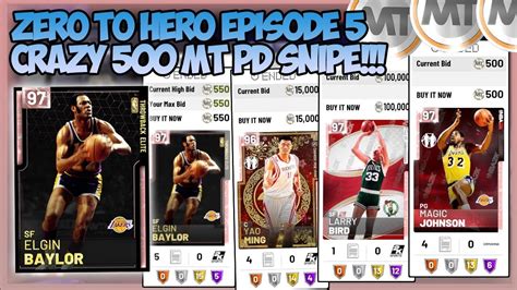 Nba K Zero To Hero Sniping Series Epi We Got A Crazy Pd Snipe For