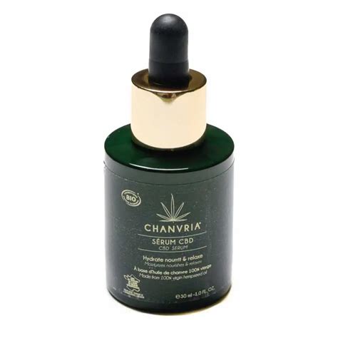 SÉRUM AU CBD HUILE DE CHANVRE BIO CHANVRIA