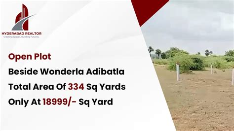 Open Plots Open Plots For Sale Near Wonderla Adibatla Plots Near