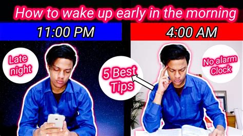 How To Wake Up Early Morning Daily How To Wake Up Early Morning And