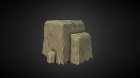 Stylized Rock 3d Model By Goshadibenko 9fcbca2 Sketchfab