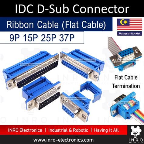 Idc D Sub Connectors Flat Cable Ribbon Cable Dp Db Db Db