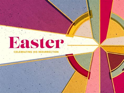 Stained Glass Easter Church Powerpoint