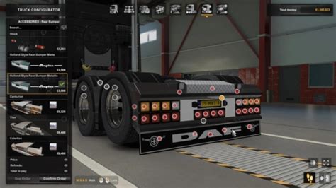 Ets Daf Xf Holland Style Rear Bumper X Euro Truck Simulator