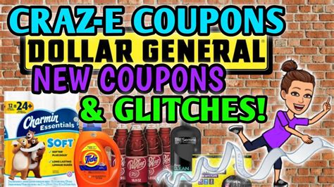 🤑new Coupons And Glitches🤑dollar General Couponing This Week 1219 1225🤑