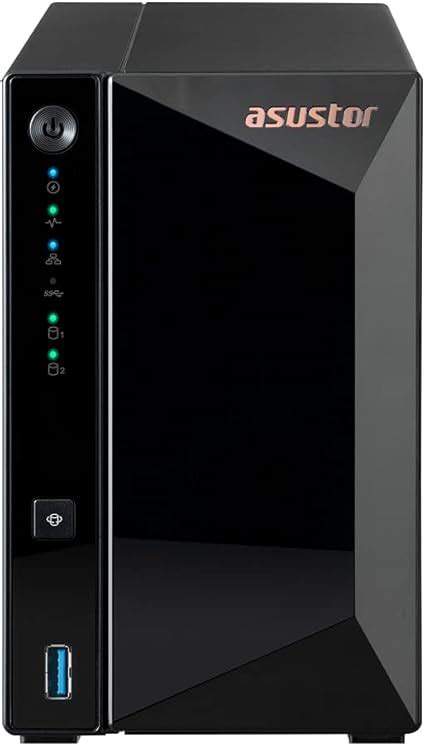 Asustor Drivestor 2 Pro AS3302T 2 Bay NAS Quad Core 1 4 GHz 2 5 GbE