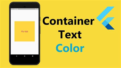 How To Add A Background Color To A Container Text In Flutter Youtube