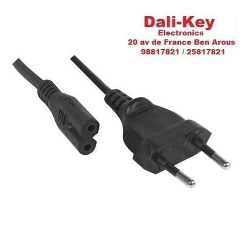 Cordon Dalimentation Secteur Bipolaire Dali Keyelectronics