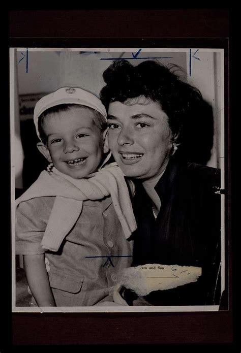 Ruth Roman And Her Son Richard Roman Hall Shown After Their Reunion