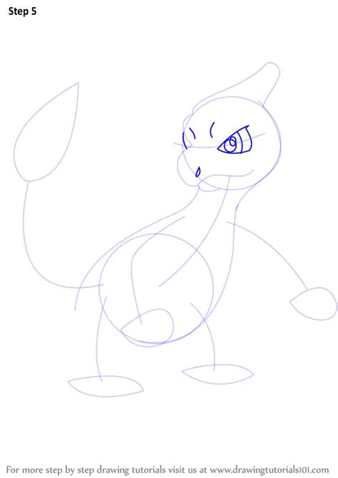 How To Draw Charmeleon From Pokemon Pokemon Step By Step