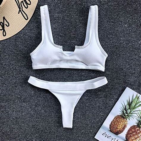 Ishowtienda Swimwear Women Fashion Push Up Padded Bra Beach Bikini S