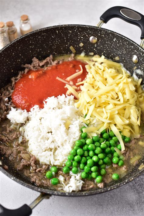 Cheesy Ground Beef Rice Casserole - Sweet Pea's Kitchen