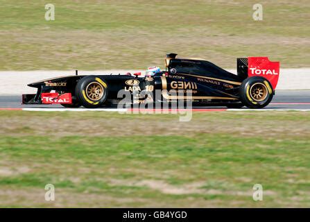 Vitaly Petrov Lotus Renault Stock Photo Alamy