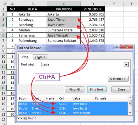 Cara Menggunakan Fitur Find And Replace Excel Bagian 1 Kelas Excel ID