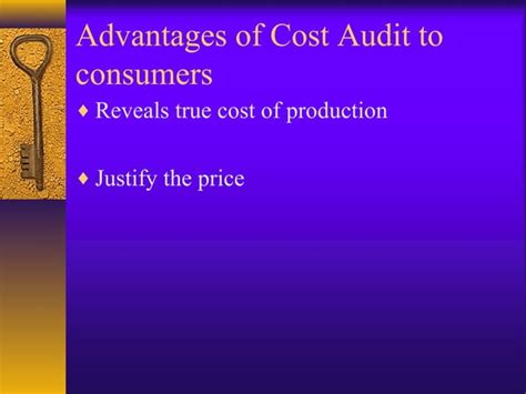 Cost Audit Ppt