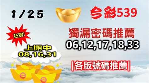 【今彩539】【2023 1 25】【新年快樂】大年初四~迎財神｜🔥最即時強牌預測🔥｜㊙本期獨漏密碼06 12 17 18 33㊙｜🔥各版推薦號碼🔥｜ 請給小弟按讚訂閱喔 Youtube