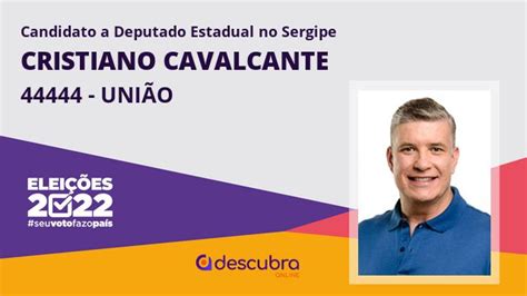 Cristiano Cavalcante do UNIÃO é eleito Deputado Estadual do Sergipe nas