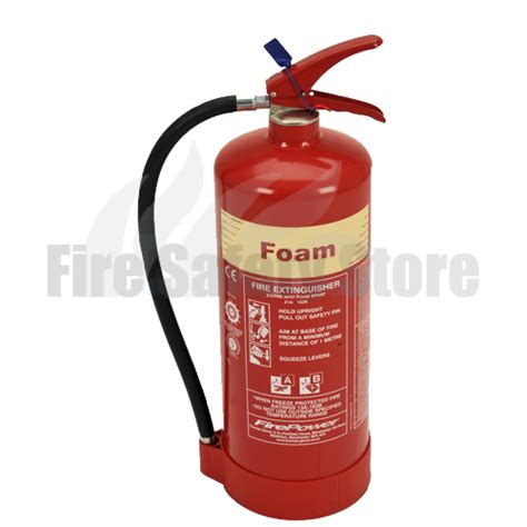 FirePower 9 Litre Cartridge Operated AFFF Foam Fire Extinguisher Fire