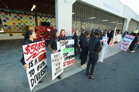 After Calarts Announces Tuition Hike Students Organize In Protest