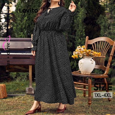 Lovito Plus Size Curve Casual Plain Lace Up Ruched Dress For Women Lbl11208 Lovito Gaun Kerut