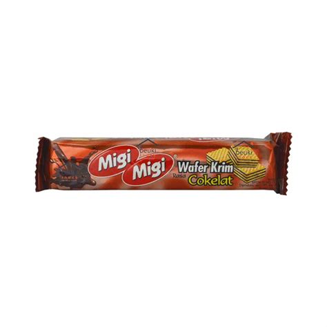 Jual Migi Migi Wafer Krim Coklat Original Wafer Gr Shopee Indonesia