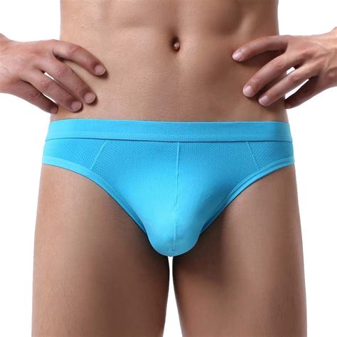 Buy Summer Code Mens Thong Underwear Elastic Micro Mesh Bikini Briefs