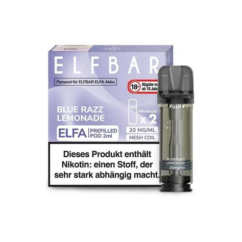 Elf Bar Elfa Pod Blue Razz Lemonade Kaufen Tabak Market