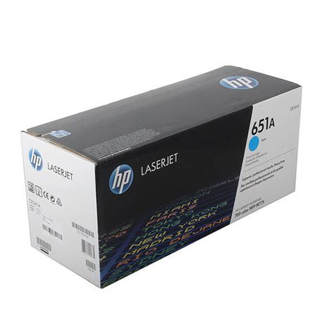 Hp 651a Laserjet Cyan Toner Cartridge Ce341a