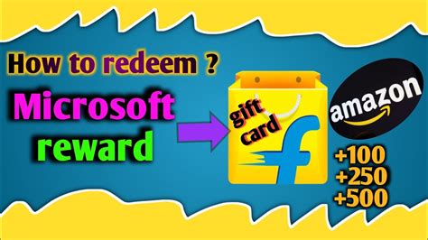 HOW To REDEEM MICROSOFT REWARDS Into FLIPKART Gift Card