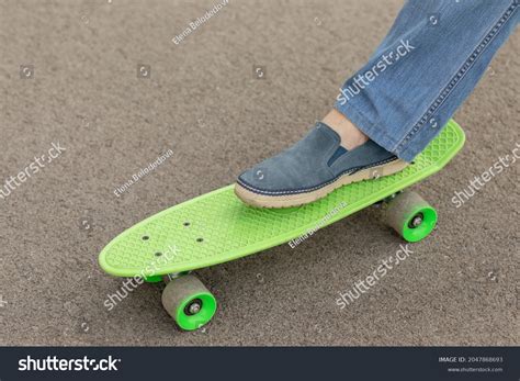 Mens Legs Blue Moccasins On Childrens Stock Photo 2047868693 Shutterstock